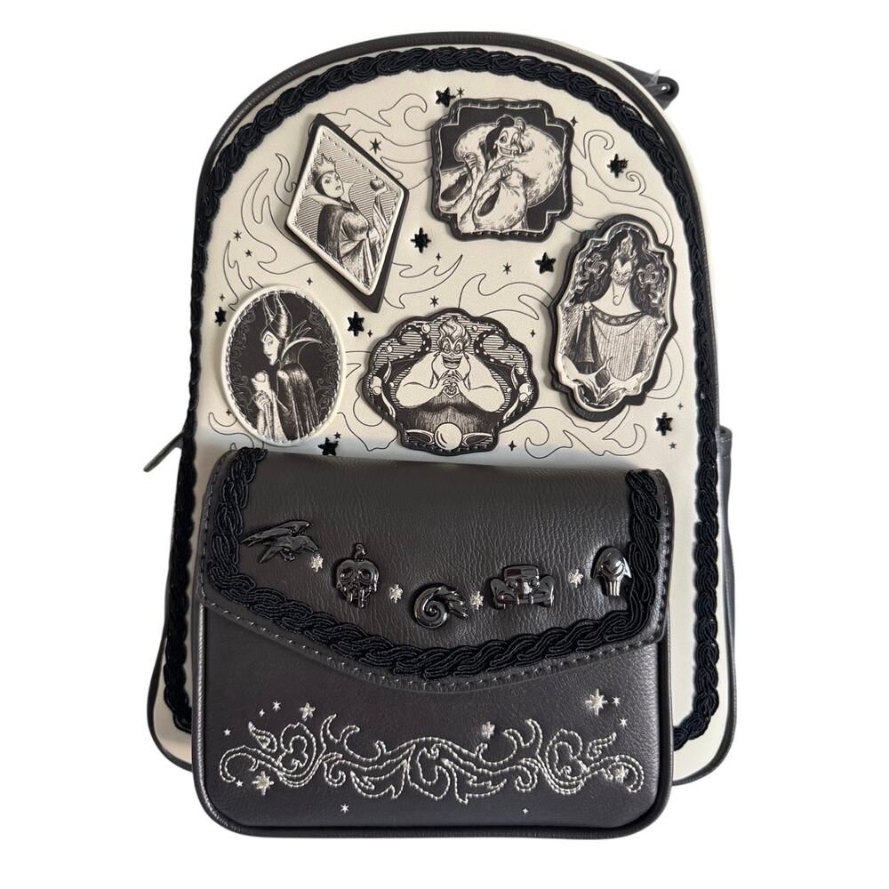 Box Lunch Exclusive Disney Villains Mini Backpack NWT